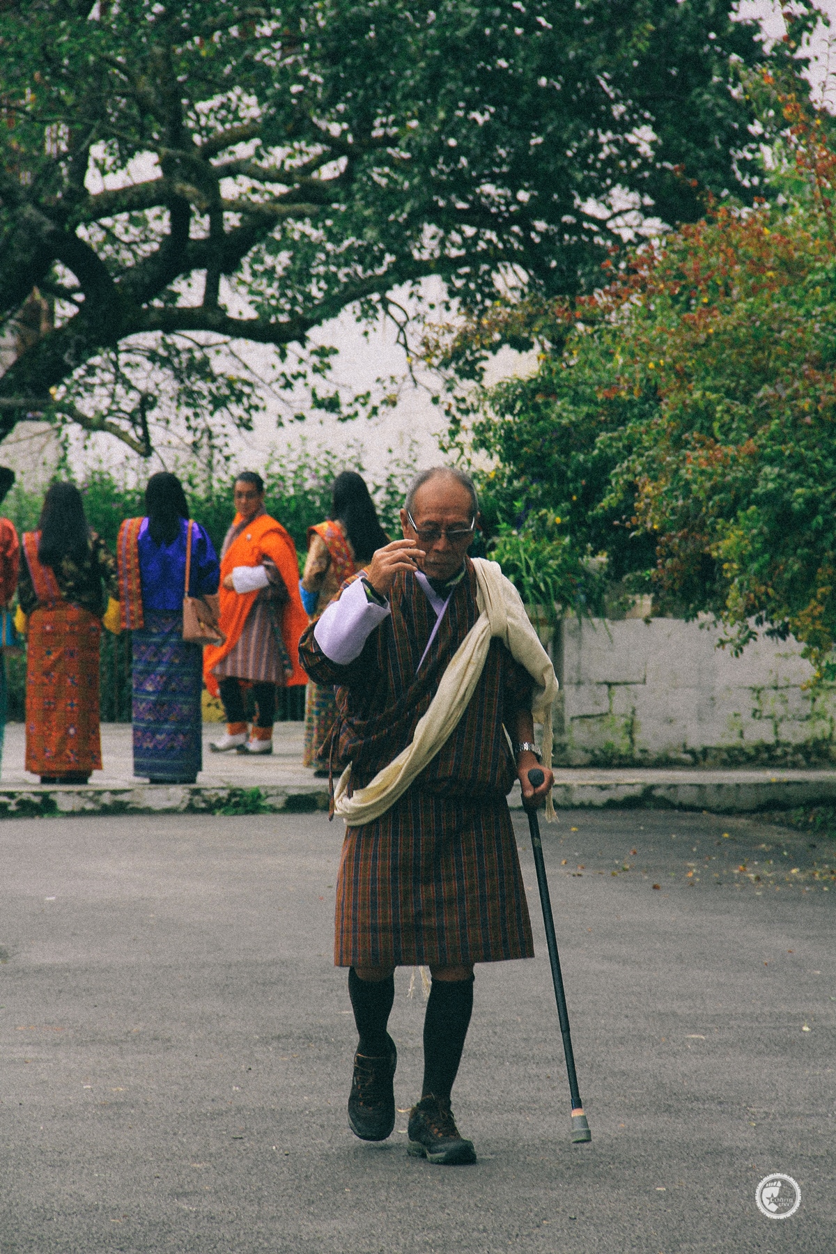 Cụ già những nhìn rất khỏe nhé - Ảnh du lịch Bhutan