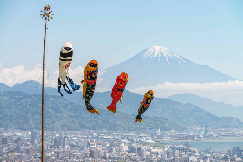 Diều cá chép - Nhật Bản vào mùa xuân