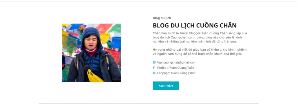 Làm travel blogger bằng website riêng giúp bạn tự chủ hơn